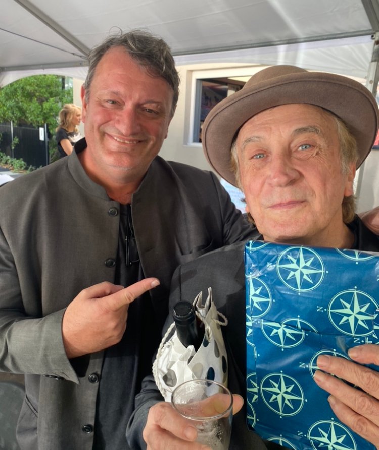 Frank Howson smiling, candid photo