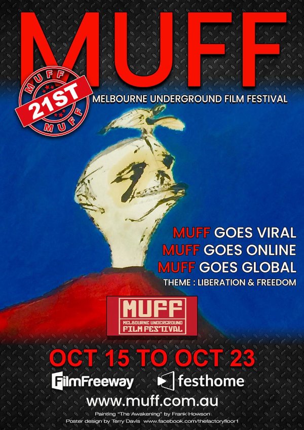 MUFF 21 poster featuring artwork by Frank Howson