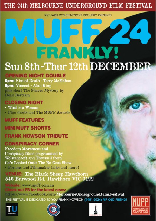 MUFF 24 poster version 1, Frankly! tribute